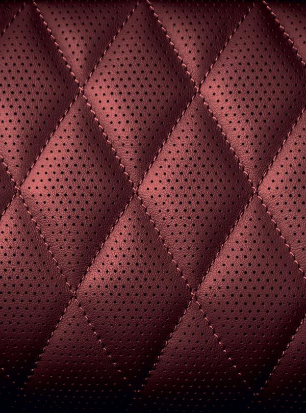 CNC stitched leather